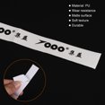 thumbnail image 4 of Uxcell 9.8"x0.7" PU Badminton Racket Head Racquet Protector Sticker Tape, White 15 Pack, 4 of 5
