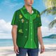 thumbnail image 3 of Balery St Patrick's day Camisas hawaianas de manga corta para hombre, camisas playeras de corte holgado, camisas de vacaciones con botones,X-Large, 3 of 7