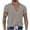 #04 Gray 【Mix & Match: Essential Colors in Stock】, variant on Men's Fallow Button Down Shirt Short Sleeve Casual Top Solid Color Loose Fit Lapel Collar Soft Cotton Breathable for Golf Hiking Travel Business Casual Outfits | AESTIVO,Army Green L