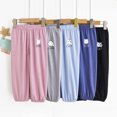 thumbnail image 4 of Odeerbi Kids Pants Toddler Boys Dinosaur Pants Cotton Linen Jogger Pants Baby Clothes Summer Casual Print Pants Strap Mosquito Proof Pants Gray - C, 4 of 4