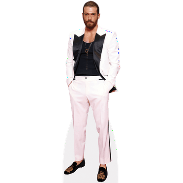Can Yaman (White Suit) Mini Cardboard Cutout Standee