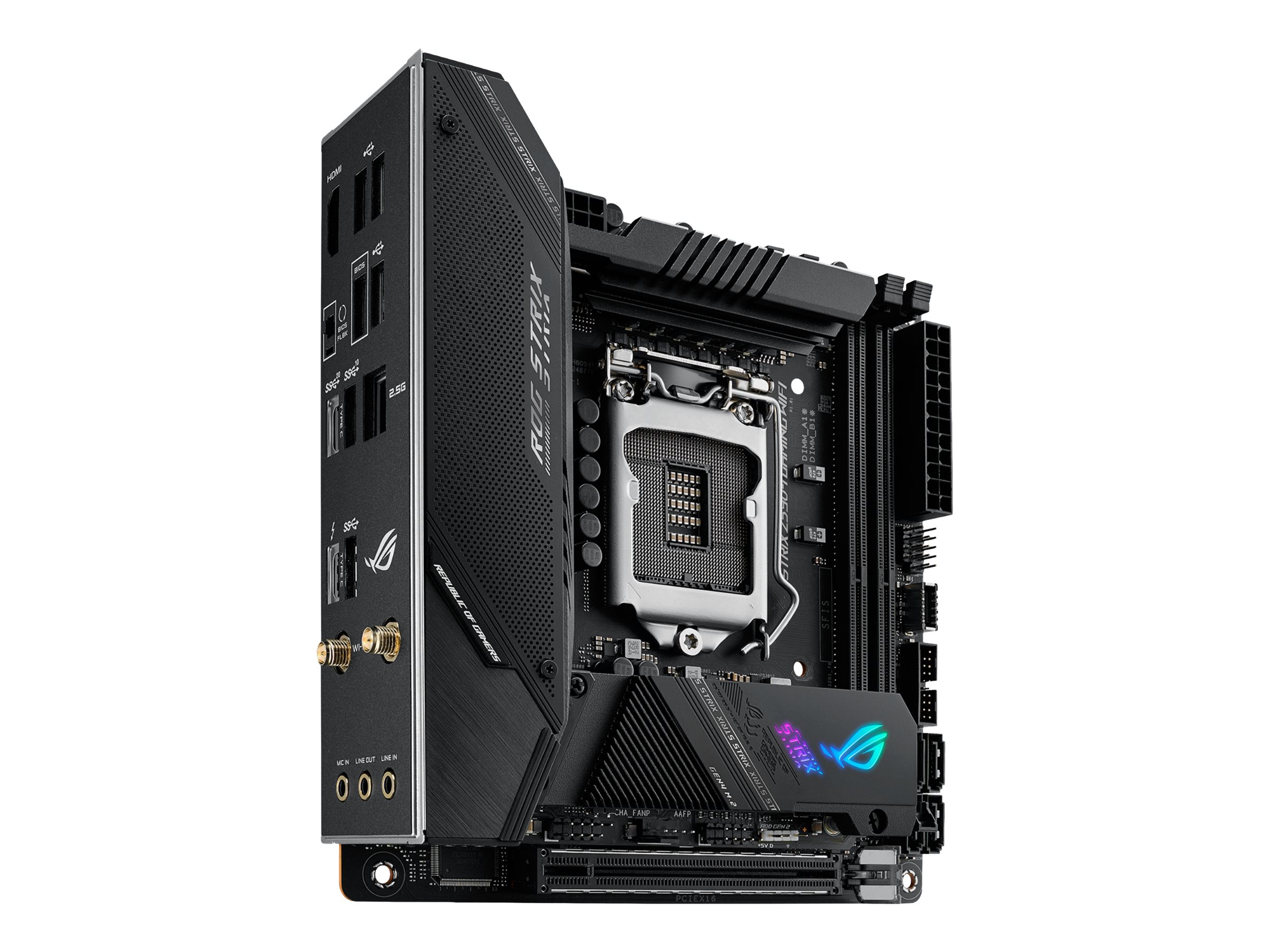 ROG Strix Z590-I Gaming WiFi 6E LGA 1200 (Intel® 11th/10th Gen