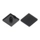 thumbnail image 1 of Tapa de extremo de extrusión de aluminio Cuadrada Unique Bargains negro 20X20mm, 1 of 6