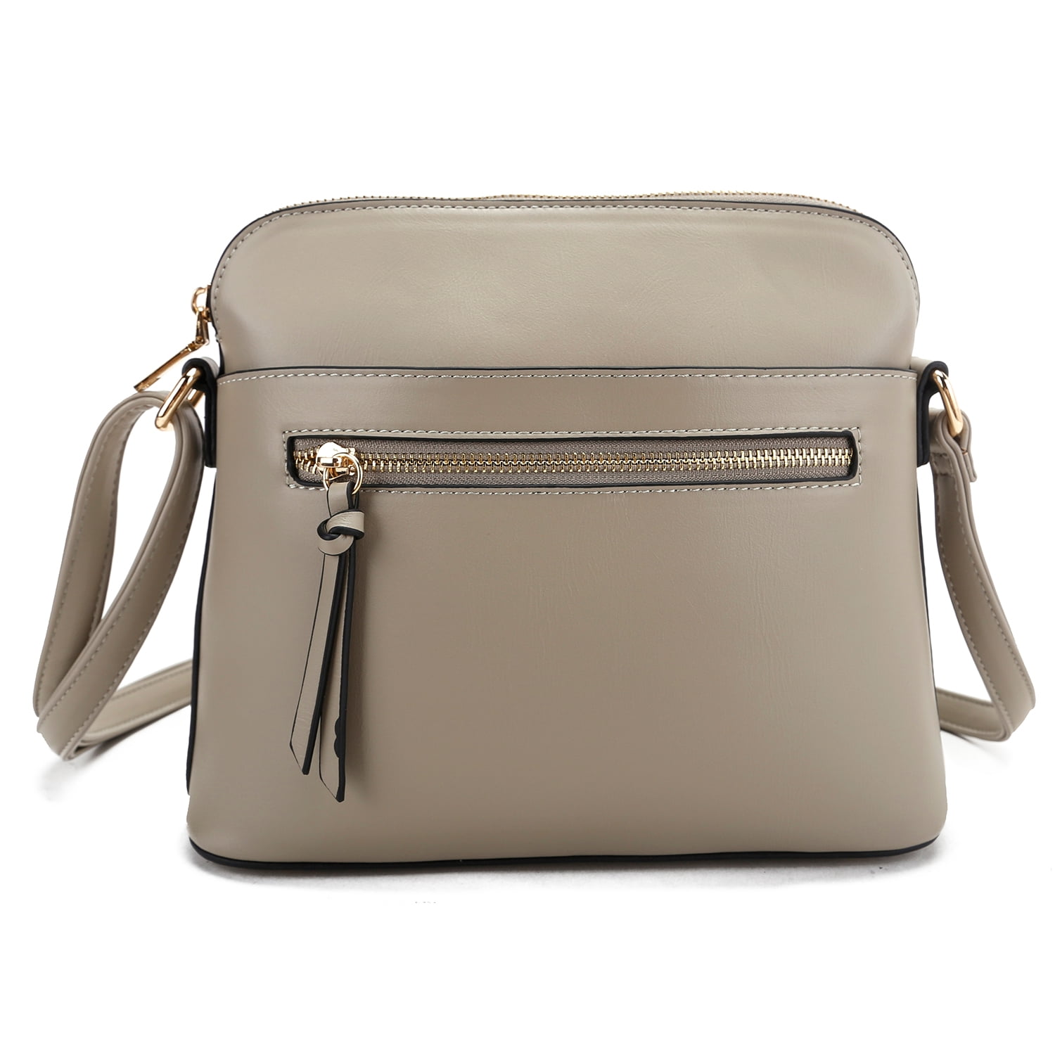 La Terre Crossbody Bag with Front Zipper and Wide Functional Pocket