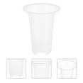 thumbnail image 3 of Pots Pot Orchid Plant Plastic Planter Clear Nursery Flower Planting Slotted Hydroponic Starting Round Garden Basket, 3 of 9