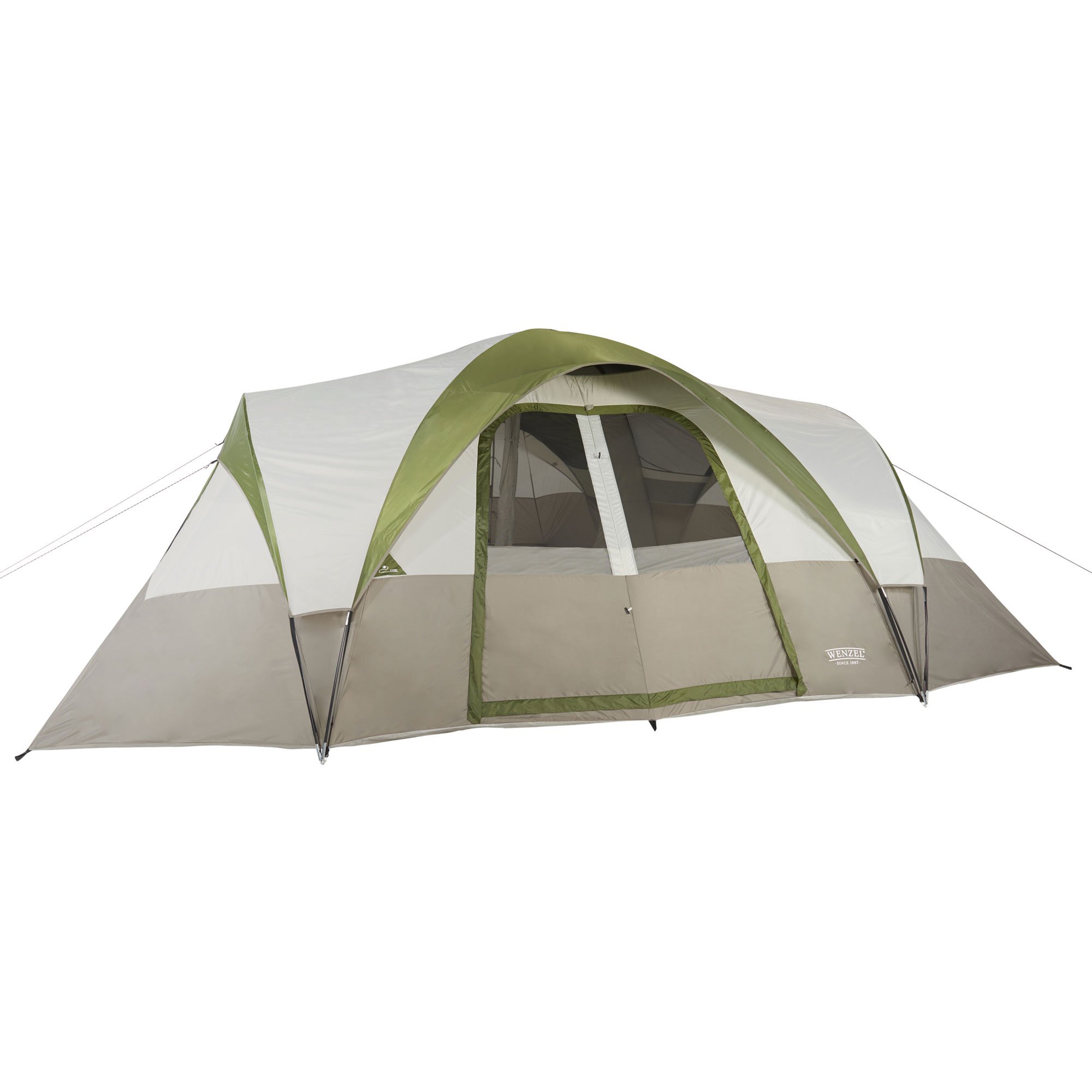 Wenzel Mammoth 16 Person Family 3 Season Outdoor Camping Dome Tent with Divider