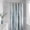 Blue, variant on Small Stall Shower Curtain 36x72, Narrow Grey Marble Bathroom Curtain, Modern Abstract Waterproof Fabric with Hooks
