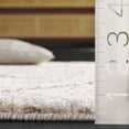 thumbnail image 4 of Safavieh Ravine Nancy Geometric Shag Area Rug, Beige/Ivory, 6'7" x 6'7" Square, 4 of 10