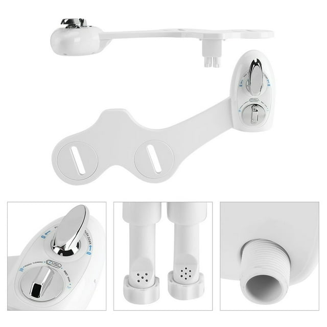 Bidet Réglable à Double Buse pour Salle de Bain avec Tuyau Norme US