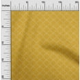 thumbnail image 1 of oneOone Polyester Lycra Gamboge Yellow Fabric Geometric Bandhani Quilting Supplies Print Sewing Fabric By The Yard 56 Inch Wide, 1 of 4