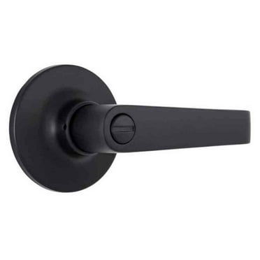 Light Duty Commercial Privacy (bed/bath) Lever, ADA, UL 3-Hr Fire, ANSI Grade 2, Matte Black Finish