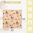 thumbnail image 2 of Dreamtimes 3 PCS Cute Fox Dog Baby Muslin Washcloths, Funny Halloween Face Towel Burp Cloths Ultra Soft Absorbent Cotton Bath Wipes Towels for Newborn Boys Girls, 2 of 7