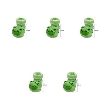 

5pcs Baby Toddler Newborn 3D Cartoon Frog Short Sock Slipper Shoe Children Winter Socks Slipper Shoes
