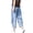 Sky Blue, variant on KDFJPTH Women's Solid Lantern Pants Elastic Waist Casual Harem Trousers Black L/2