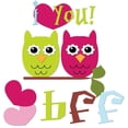 thumbnail image 2 of CafePress - BFF Love -  Round Wood Ornament 4", 2 of 2