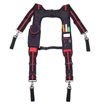 Padded Tool Belt Suspenders Magnetic Suspenders for Tool Belt Heavy Duty Work Suspenders