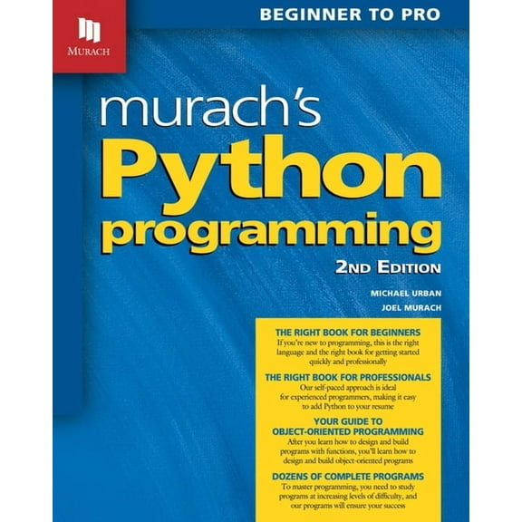 Murach's Python Programming (2nd Edition), (Paperback)