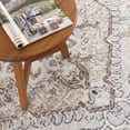 thumbnail image 6 of BoutiqueRugs Mudgee Bohemian Oriental Medallion Large Area Rug - Farmhouse Traditional Floral Carpet for Living Room - Pink, Cream, Beige, Gray - 7'10" x 9'6" (8x10), 6 of 10