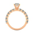 thumbnail image 4 of Certified 2.00ctw Diamond Solitaire Engagement Ring in 14k Rose Gold (G-H, I2), 4 of 5