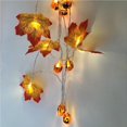 thumbnail image 2 of Toystoory Cadena de luz de hoja de arce de Halloween Guirnalda de calabaza iluminada LED para la decoración de Halloween del hogar Kits de decoración para fiestas Numero 5 Toystoory HA044238-05, 2 of 6
