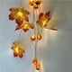 thumbnail image 3 of Moyic Halloween LED Lights Strings Leaf Festival Holiday Bedroom Trees Party Lamp Birthday Porch Fence Decoration Window Kits de decoración para fiestas Numero 5 Moyic HA044238-05, 3 of 6