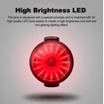 thumbnail image 4 of Smart Bike Tail Light Brake Sensing USB Rechargeable Rear Light LED Warning Lamp Bicycle Taillight with 6 Lighting Modes for Road Bike Mountain Bike, 4 of 8