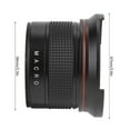 thumbnail image 4 of Professional Fisheye Lens Attachment for Canon EOS Cameras 2-in-1 Macro Lens, Auto-focus, Infrared Compatible, 4 of 7