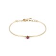 thumbnail image 1 of Pulsera Aro Rubi y Diamantes Naturales Oro Sólido 14k, 1 of 3