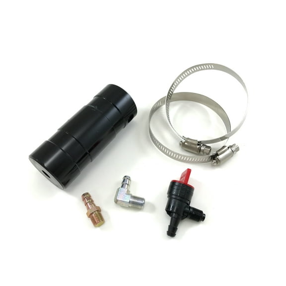 Strut Mount Catch Tank - Black