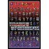 FRAMED The Transformers Cast 59 Characters 36x24 Art Print Poster Wall Decor Movie TV Series Science Fiction