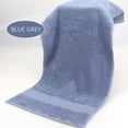 thumbnail image 2 of Household Cotton Bath Towels Soft Absorbent Towel Solid Color High-quality Hand Towels for Guest 1 PC Dark Blue 13x29 Inches, 2 of 3
