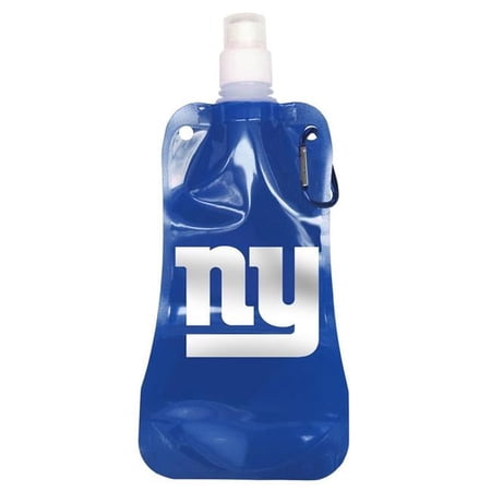 New York Giants 16 ounce Foldable Water Bottle