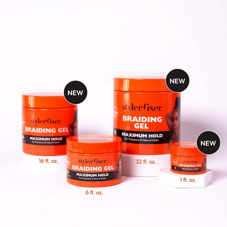 Red by Kiss Braiding Gel Maximum Hold Styler Fixer for Box Braids