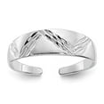 thumbnail image 3 of 14K White Gold Fancy Toe Ring, 3 of 6