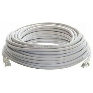CableVantage 25ft Cat 6 CAT6 Patch Cord Cable 500mhz Ethernet Internet Network LAN RJ45 UTP 25 ft White