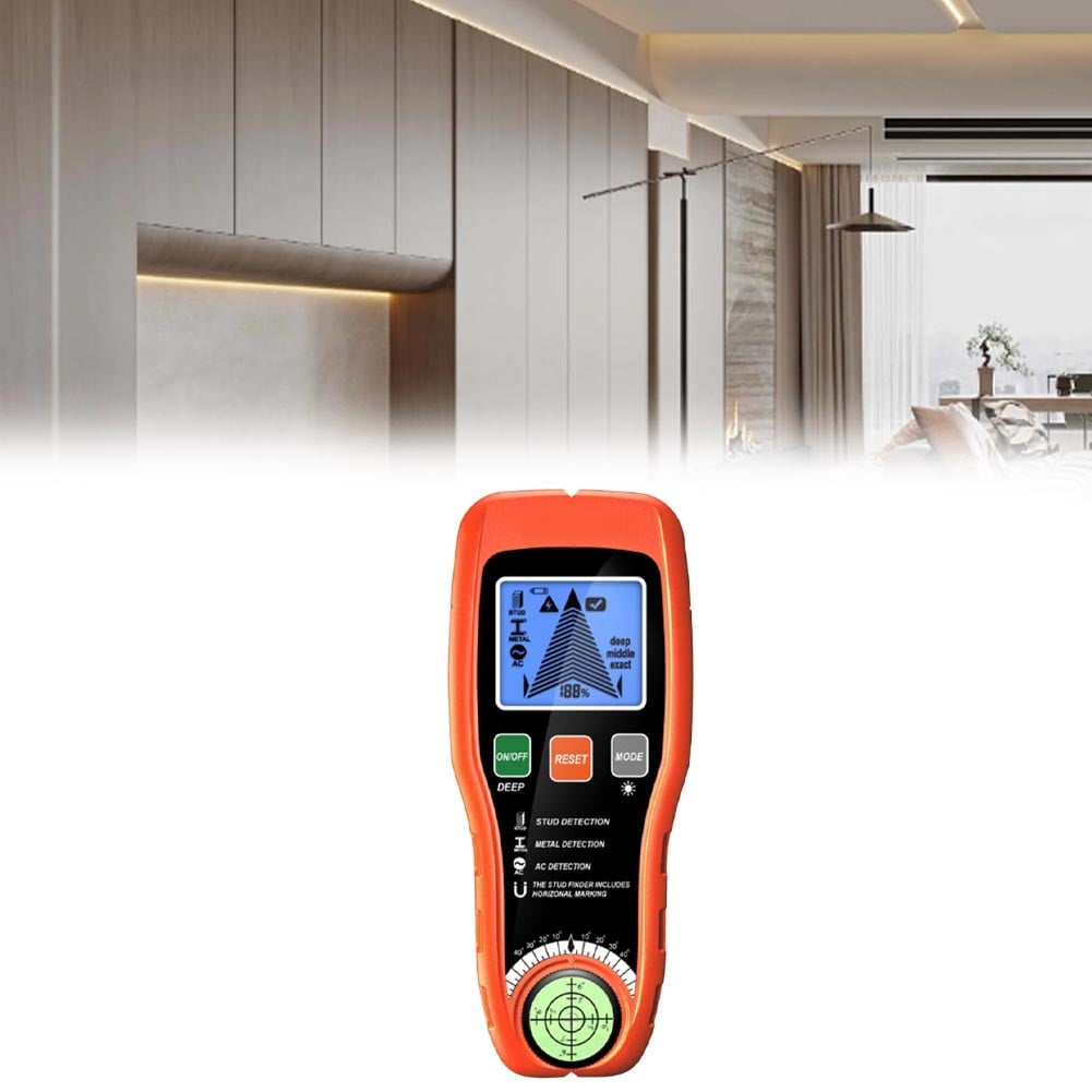 7-in-1 Handheld Wall Finder: Easily Find Studs, Wires and Metal