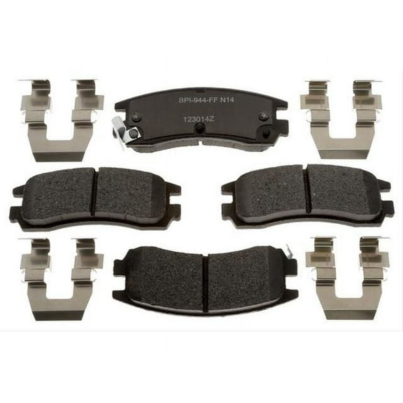 Rear Brake Pad Set - Compatible with 2000 - 2005 Buick LeSabre 2001 2002 2003 2004