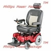 Merits Health Products - Atlantis - Bariatric Power Chair - 24"W x 20"D - Red