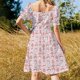 thumbnail image 5 of Vestido Kamala de manga corta, vestidos para mujer, vestidos de verano, vestidos de fiesta, vestidos de noche para mujer, 5 of 7