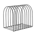 thumbnail image 3 of Organizador de archivos de escritorio, suministros de oficina, soporte de metal resistente e independiente para carpetas de archivos, soporte para Negro, 3 of 8