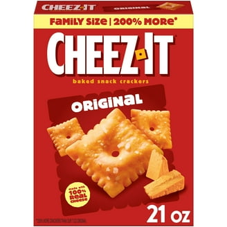 Cheez-It Original Cheese Crackers, Baked Snack Crackers, 21 oz