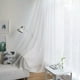 thumbnail image 3 of Set de cortinas Tráslucidas B.KIND & BEYOND 2 paneles Blancas, 3 of 5