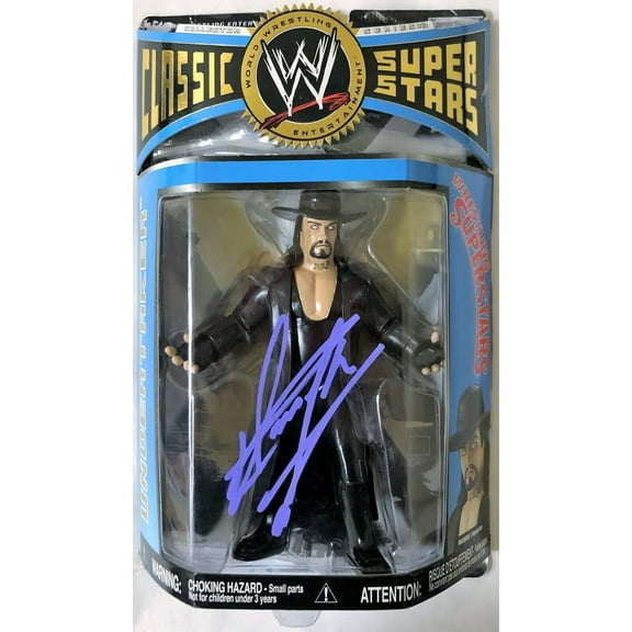 The Undertaker Signed Autographed WWE Classic Super Star Figure PSA/DNA 8A81712