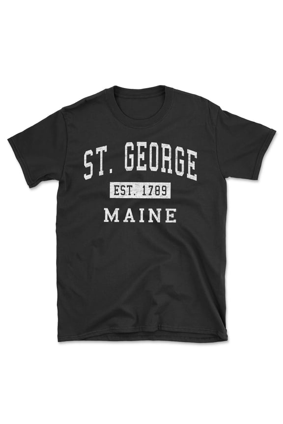 St. George Maine Classic Established Men's Cotton T-Shirt