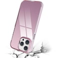 thumbnail image 3 of Compatible with iPhone 14 Pro Case Glossy Hard Electroplating Case Cute Women Girls Makeup Mirror Case Slim Soft Bumper Camera Lens Protection Screen Protector Shockproof Cover, Pink, 3 of 11