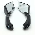 thumbnail image 4 of HTT-MOTOR Motorcycle Carbon Fiber Diamond Blade Style Rearview Mirrors 8mm 10mm Fit Standard Metric Screws 7/8" handlebar Yamaha V-max FZ1 FZ6 YBR XVS950 V-Star Virago Warrior Royal Star, 4 of 6