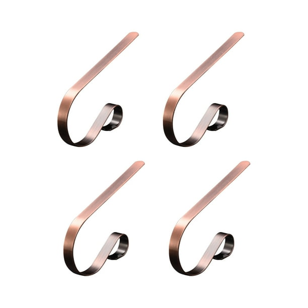 onlyliua Ofertas Del Día Liquidación Prime Manta Navideña, Estante de Metal para Calcetine Navideños 4 Piezas, Gancho Multiusos para Chimenea, Artículos Navideños para El Hogar