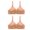 Khaki bras, variant on pimelu Bras for Women Push Up Bra for Women Underwire Full Coverage Full Figure Bras Elder 2pcs Plus Size Comfort Breathable Compression T-shirt Bra Bras for Women No Underwire