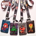 thumbnail image 1 of UME Officially Licensed Comics Badge Holder with Lanyard - Durable PVC, Cartoon Designs, Identity Card & Access Pass Holder - Set of 1, 1 of 5