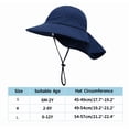thumbnail image 6 of Yoyauz Children's Sun Hat UPF50+ Sunscreen Bucket Hat Toddler Summer Beach Play Cap with Neck Flap, 6 of 7
